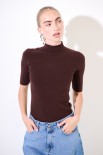MAGLIA MEZZA MANICA COSTINA INTEGRALE MORO