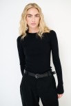 MAGLIA PARICOLLO COSTINA INTEGRALE NERO