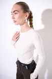 MAGLIA PARICOLLO COSTINA INTEGRALE BURRO