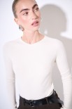 MAGLIA PARICOLLO COSTINA INTEGRALE BURRO