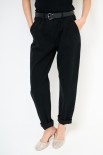 PANTA CHINO GABARDINA SMERIGLI NERO