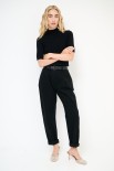 PANTA CHINO GABARDINA SMERIGLI NERO