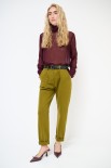 PANTA CHINO GABARDINA SMERIGLI OLIO