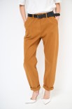 PANTA CHINO GABARDINA SMERIGLI TABACCO