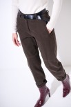 PANTA BALLOON IMPUNTURE GABARDINA SMERIGLI FORMICA