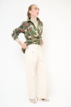 PANTALONE BALOON SFRANGIATO TINTOCAPO PANNA