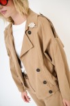 GIACCA OVER BOMBER CAMMELLO