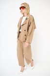 GIACCA OVER BOMBER CAMMELLO