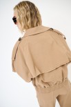 GIACCA OVER BOMBER CAMMELLO