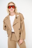 GIACCA OVER BOMBER CAMMELLO