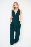 PANTALONE CON PIEGHE E SALPA DAV. GUCCI