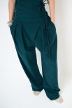 PANTALONE CON PIEGHE E SALPA DAV. GUCCI