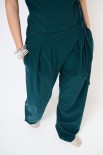 PANTALONE CON PIEGHE E SALPA DAV. GUCCI