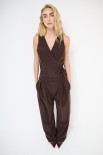 PANTALONE CON PIEGHE E SALPA DAV. MORO
