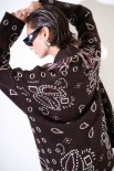 GIACCA KIMONO IN MAGLIA CON CINTURA PAISLEY MORO