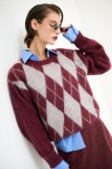 PARICOLLO ROMBI BORDEAUX