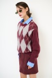 PARICOLLO ROMBI BORDEAUX