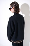 FELPA COLLO DIAMANTI MNC DIAMANTI NERO