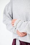 FELPA COLLO DIAMANTI MNC DIAMANTI GRIGIO
