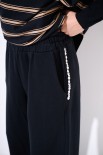 PANTALONE DIAMANTI TASCA NERO