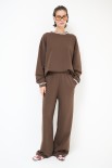 PANTALONE DIAMANTI TASCA MORO