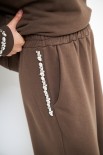PANTALONE DIAMANTI TASCA MORO