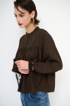 BLUSA CON BRACCIALI MANICHE MORO