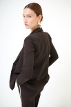 GIACCA CON FODERA A CONTRASTO MORO