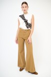 PANTALONE LARGO OBLIQUE TASCHE BULL TINTO CAPO BAMBOO