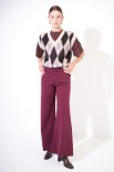 PANTALONE LARGO OBLIQUETASCHE BULL TINTO CAPO VINO