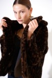 GIACCA CORTA ECO FUR MACULATA REVERSIBILE MACULATO