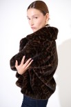 GIACCA CORTA ECO FUR MACULATA REVERSIBILE MACULATO