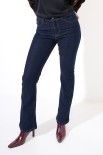 JEANS VITA ALTA FLARE BLU SCURO