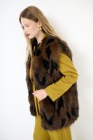 SMANICATO PELLICCIA MUCCATO MORO