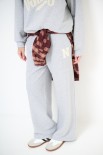 PANTALONE RICAMO N GRIGIO