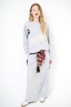 PANTALONE RICAMO N GRIGIO