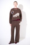 PANTALONE RICAMO N MORO