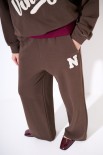 PANTALONE RICAMO N MORO