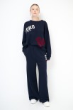 PANTALONE RICAMO S BLU