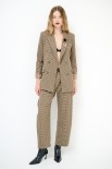 PANTALONE CARROT + CINTURA MORO