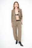 PANTALONE CARROT + CINTURA MORO