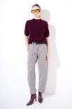 PANTALONE CARROT + CINTURA PANNA