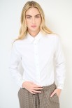 CAMICIA OXFORD CON APPLI. BIANCO