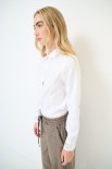 CAMICIA OXFORD CON APPLI. BIANCO