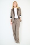 GIACCA SLIM VELLUTO + SPILLE MORO