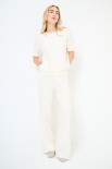 PANTALONE AMPIO MAGLIA BURRO