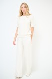 PANTALONE AMPIO MAGLIA BURRO