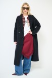 CAPPOTTO LANA 70% INTEGRALE DOPPIOPETTO NERO
