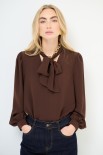 BLUSA CON FIOCCO MORO