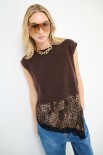 GILET PARICOLLO CON SPACCHI MORO